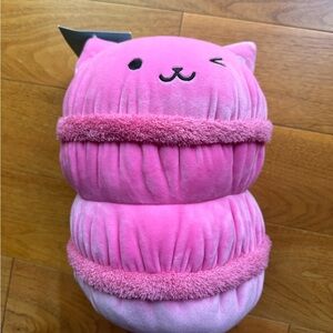 Pillowfort Pink Light-up Plush Macaroon Cat Pillow Toy